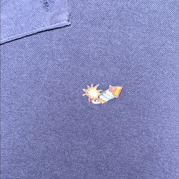 Preloved Aeropostale Navy Blue Polo Shirt size XL - Picture 2 of 5